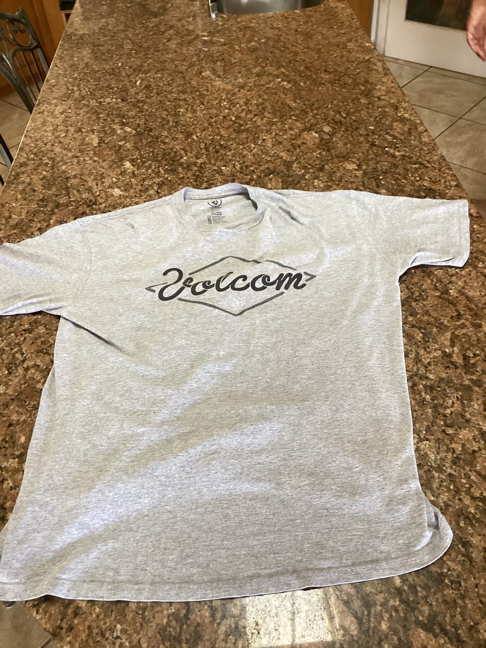 Volcom ,Heather Gray Logo ,T-Shirt,Size Extra Large